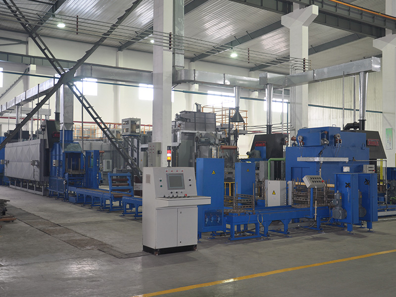Austria AICHELIN double push plate carburizing quenching production line